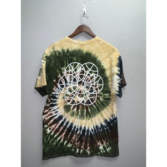 Vintage Slam Magazine Shirt Basketball Hoop Green Tie Dye Tee Large - Picture 7 of 10